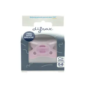 Difrax - Pacifier 0-6 - Rose Quartz