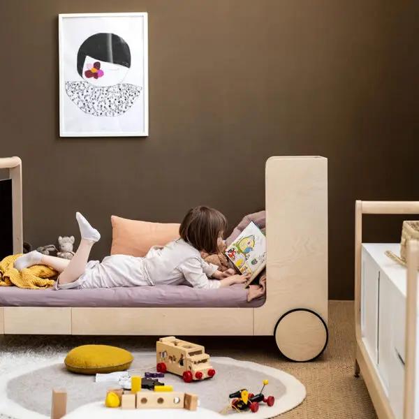 Rafa-Kids - Rocking Baby Cot Extender White