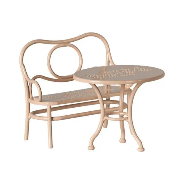 Maileg - Groot Café Set - Muis - Pale Pink