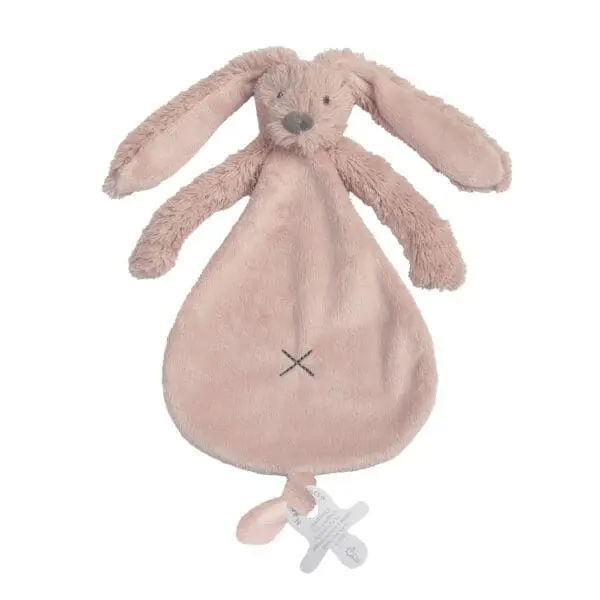 Happy Horse - Rabbit Richie - Knuffeldoekje - Old Pink - 25 cm