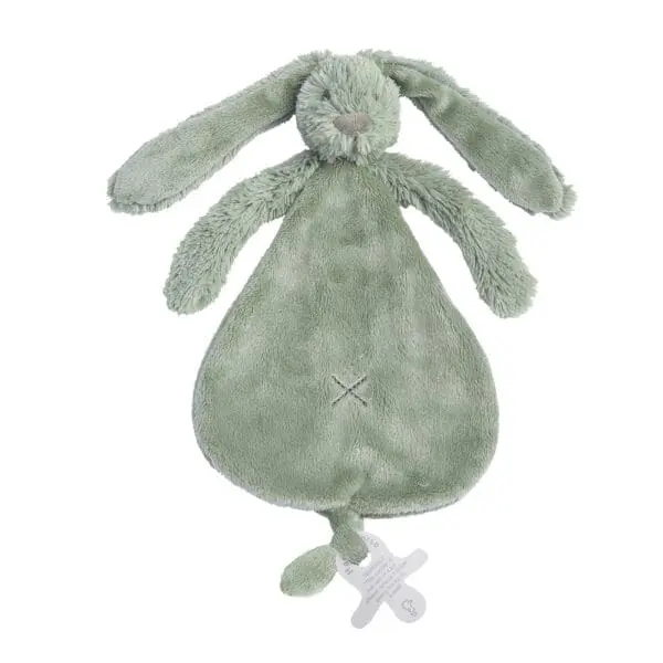 Happy Horse - Rabbit Richie - Knuffeldoekje - Green - 25 cm