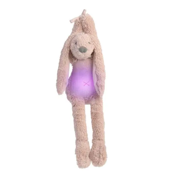 Happy Horse - Rabbit Richie Nightlight with sounds - Old Pink - 34 cm