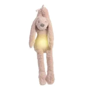 Happy Horse - Rabbit Richie Nachtlampje met Muziek - Old Pink - 34 cm