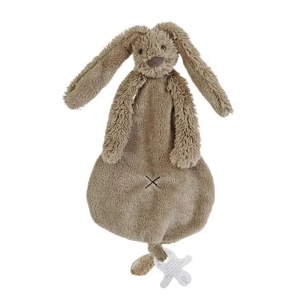 Happy Horse - Rabbit Richie Knuffeldoekje - Clay - 25 cm