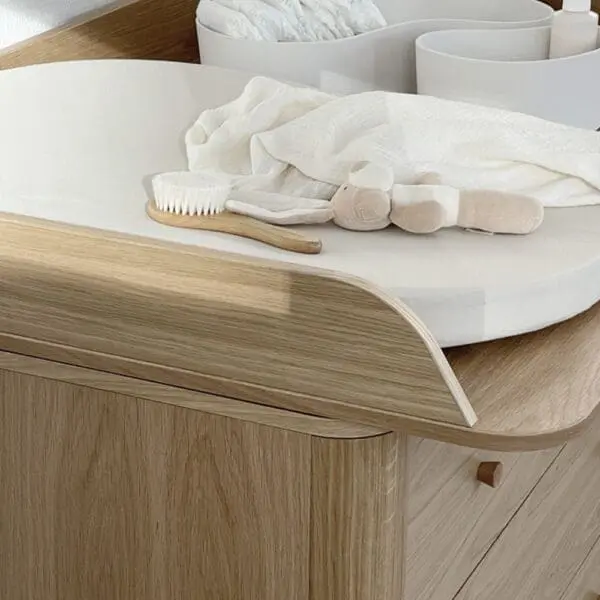 We Are Bitte - Oval Changing Cushion - Stone