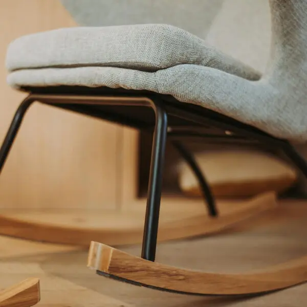 Quax - Adult Rocking Chair - De Luxe - Sand Grey