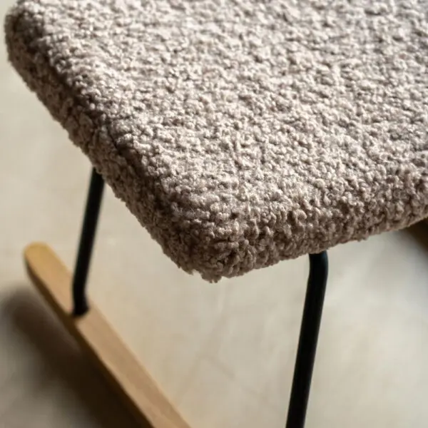 Quax - Hocker Rocker - De Luxe - Teddy - Stone