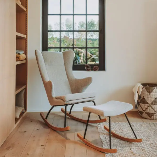 Quax - Hocker Rocker - De Luxe - Sand Grey
