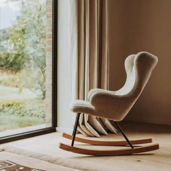 Quax - Kids Rocking Chair - De Luxe - Clay
