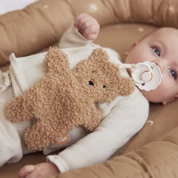 Jollein - Pacifier Cloth - Teddy Bear - Biscuit