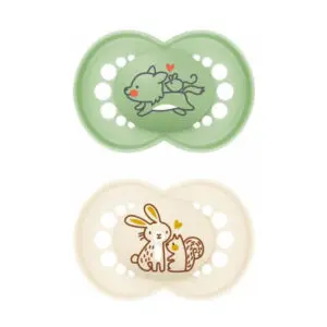 MAM - Pacifier Original Pure Siliconen 16+ months - Green - 2 st.