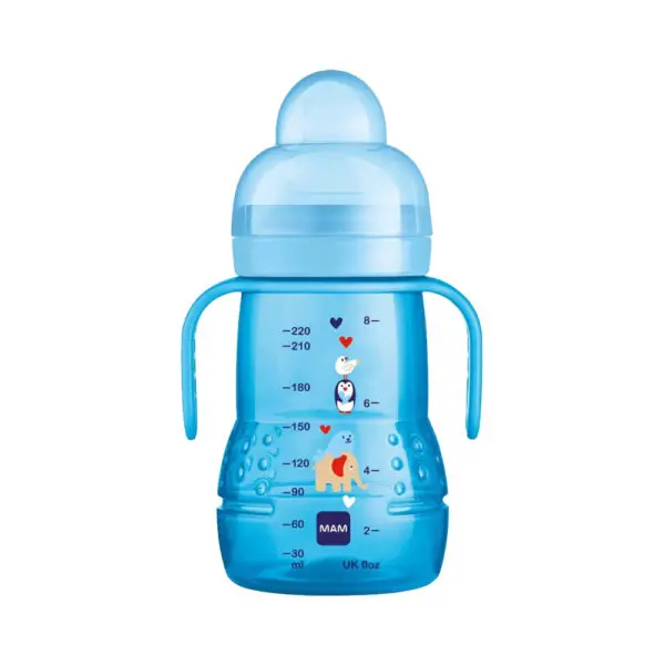 MAM - Fles Trainer 220 ml - Blauw