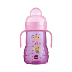 MAM - Fles Trainer 220 ml - Roze