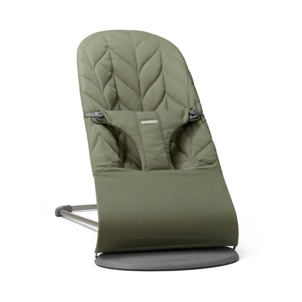 BabyBjörn - Wipstoel Bliss - Geweven - Kroonblad Quilt - Dark Green
