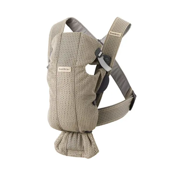 BabyBjörn - Draagzak Mini - 3D-Mesh - Grey Beige