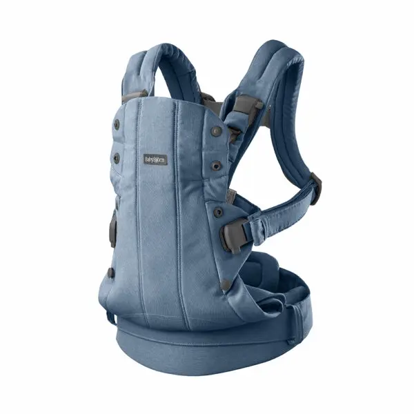 BabyBjörn - Draagzak Harmony - Geweven Mélange - Blauw