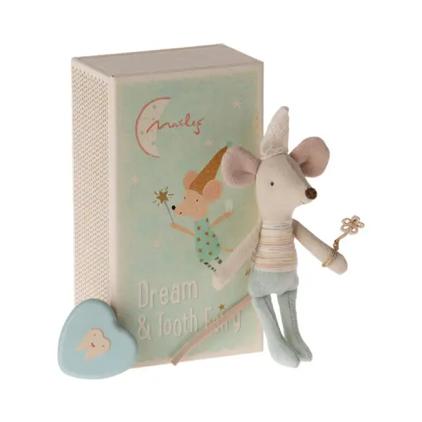 Maileg - Little Brother - Tooth Fairy Mouse in Matchbox
