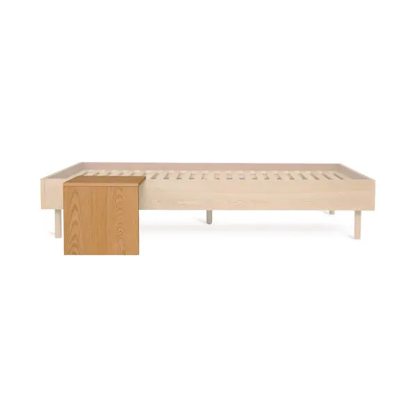 Quax - Hai No Ki Bijzettafel voor Juniorbed - Natural Ash