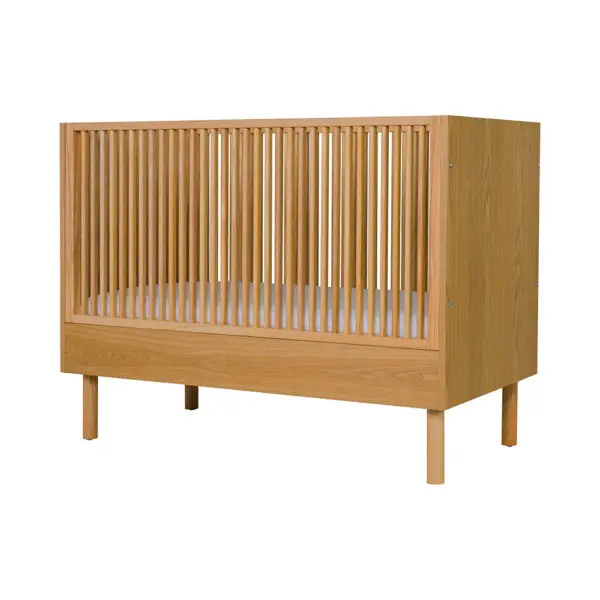 Quax - Hai No Ki Baby Cot - Natural Ash - 120 x 60 cm