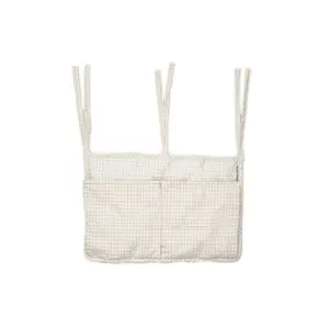 Dear April - Polly Bed Pockets - Quilted & Padded - Mini Check - 24 x 38 cm