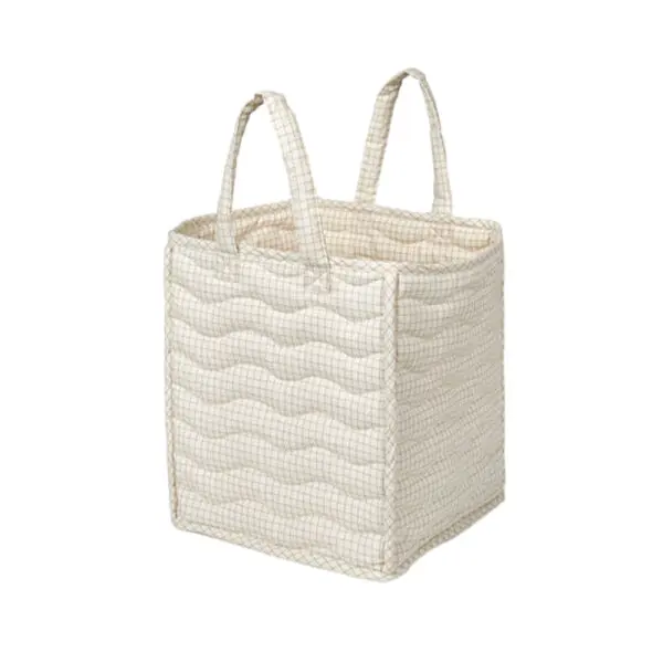 Dear April - Ami Opbergmandje - Gewatteerd & Gepolsterd - Mini Check - 25 x 25 x 30 cm