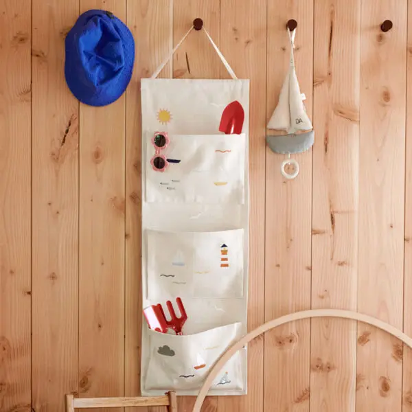 Dear April - Pippa Organiser - Canvas - 3 Pockets - Pure Nature - Sea Life