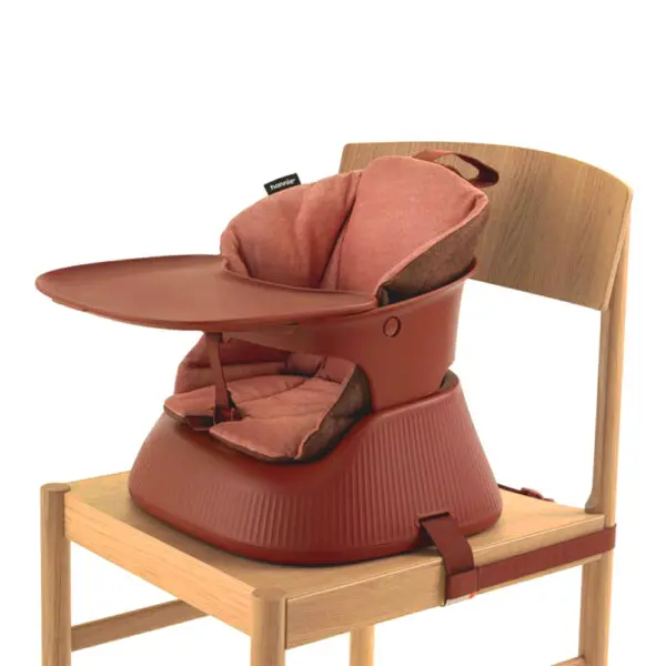 Hannie - Portable High Chair - Mahogany Red