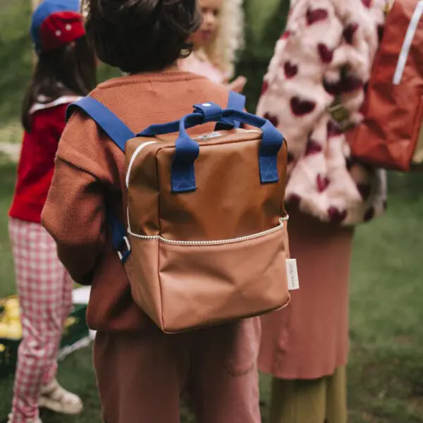 Sticky Lemon - Kids Backpack Small - Colourblocking - Treehouse + Morning Sky