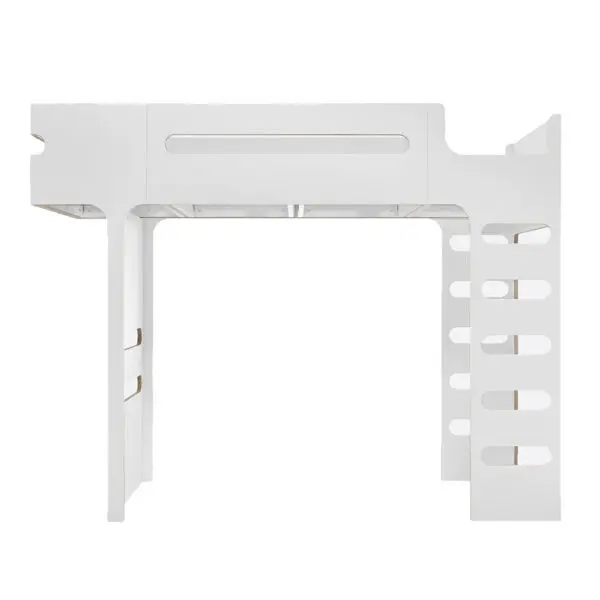Rafa Kids - F Bunk Bed - White Laminate