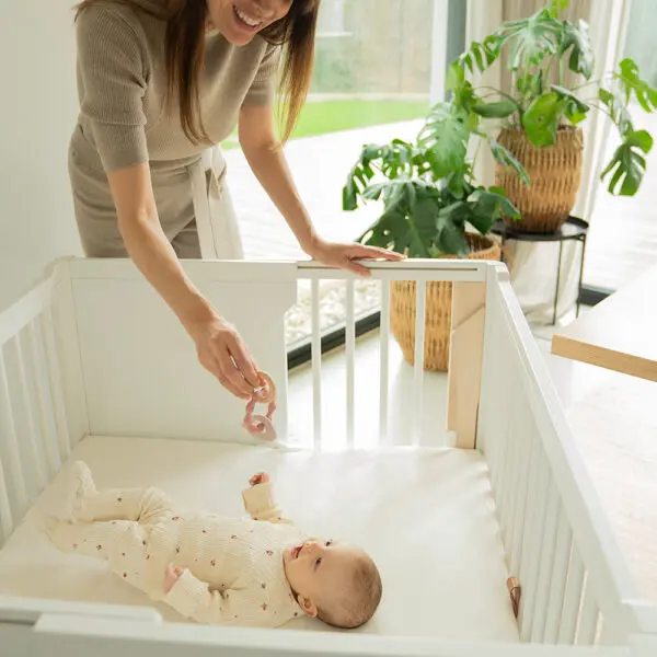 Naolima - MoveMi® Muslin Fitted Sheet / Play & Twin Mattress