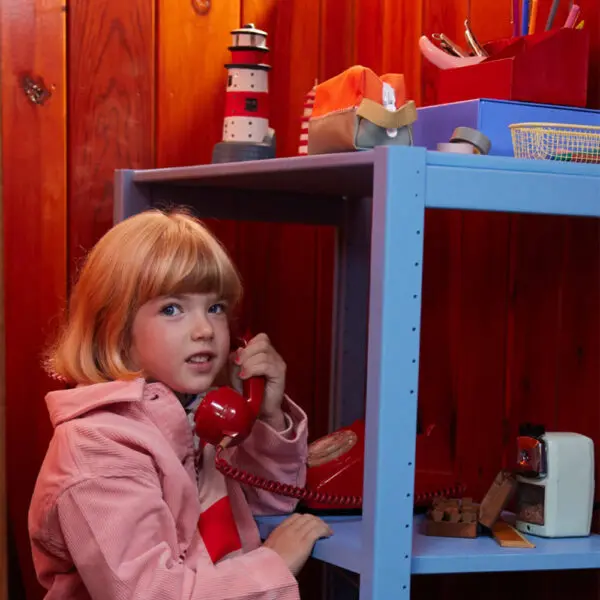 Sticky Lemon - Pencil Case - Wonders - Colourblocking - Lifebuoy Orange + Shark Grey