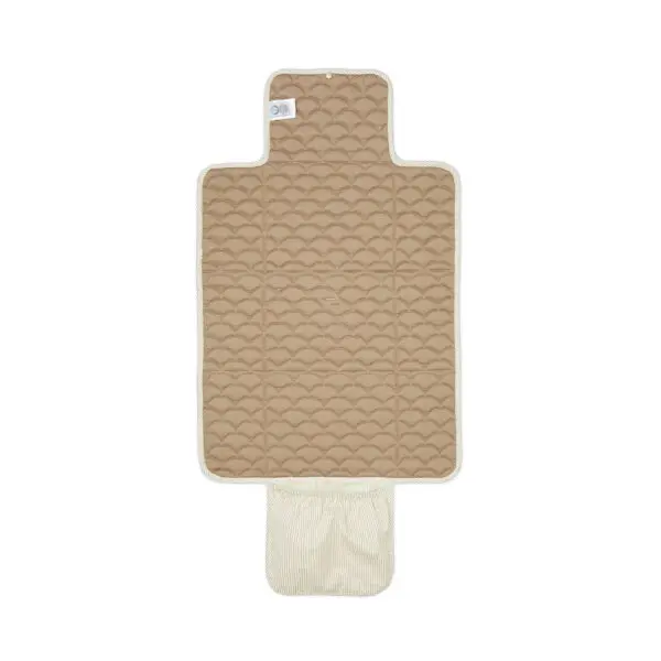 Cam Cam Copenhagen - Changing Mat - Quilted - Classic Stripes Camel