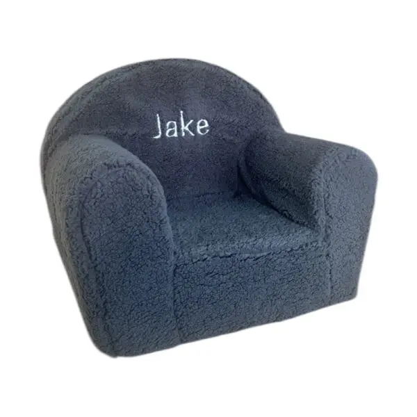Akomo Kids - Teddy Kids Chair Anthracite | Personalized