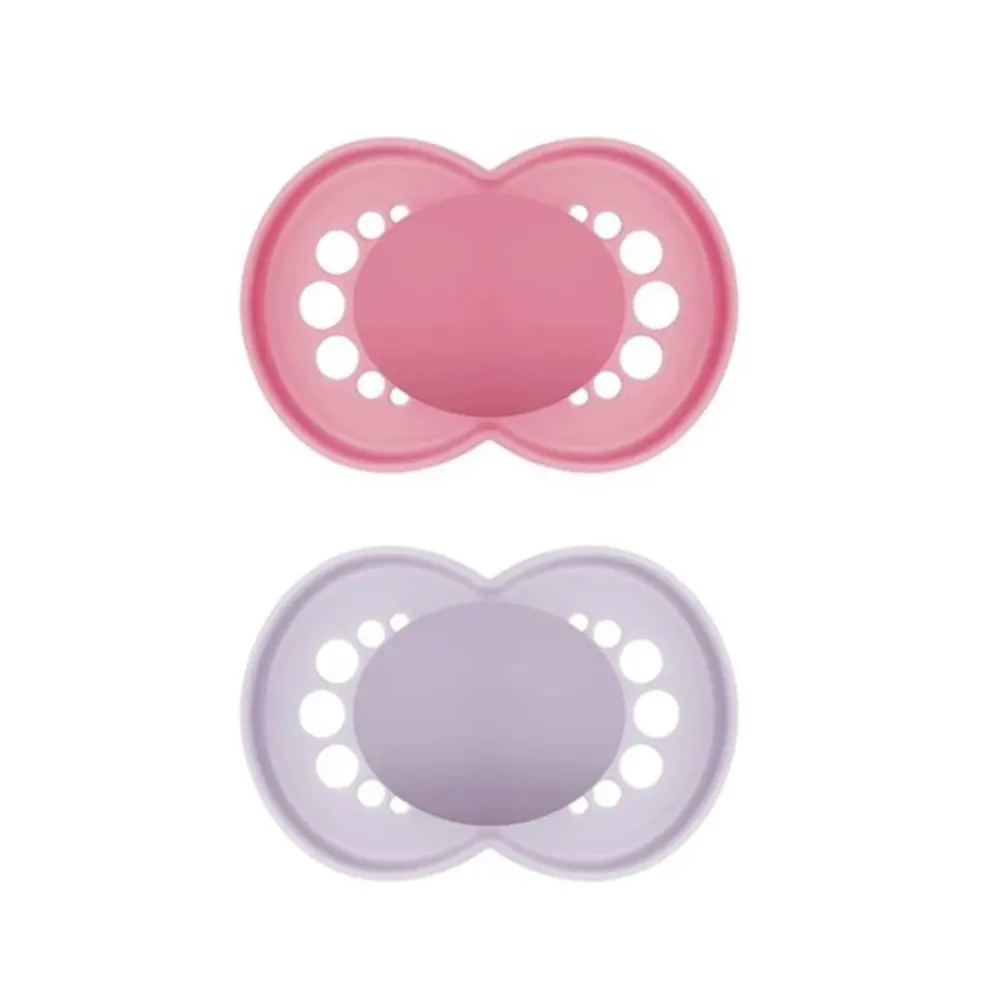 MAM - Schnuller Original - Pure Plain Silikon 16+ Monate - 2 st.