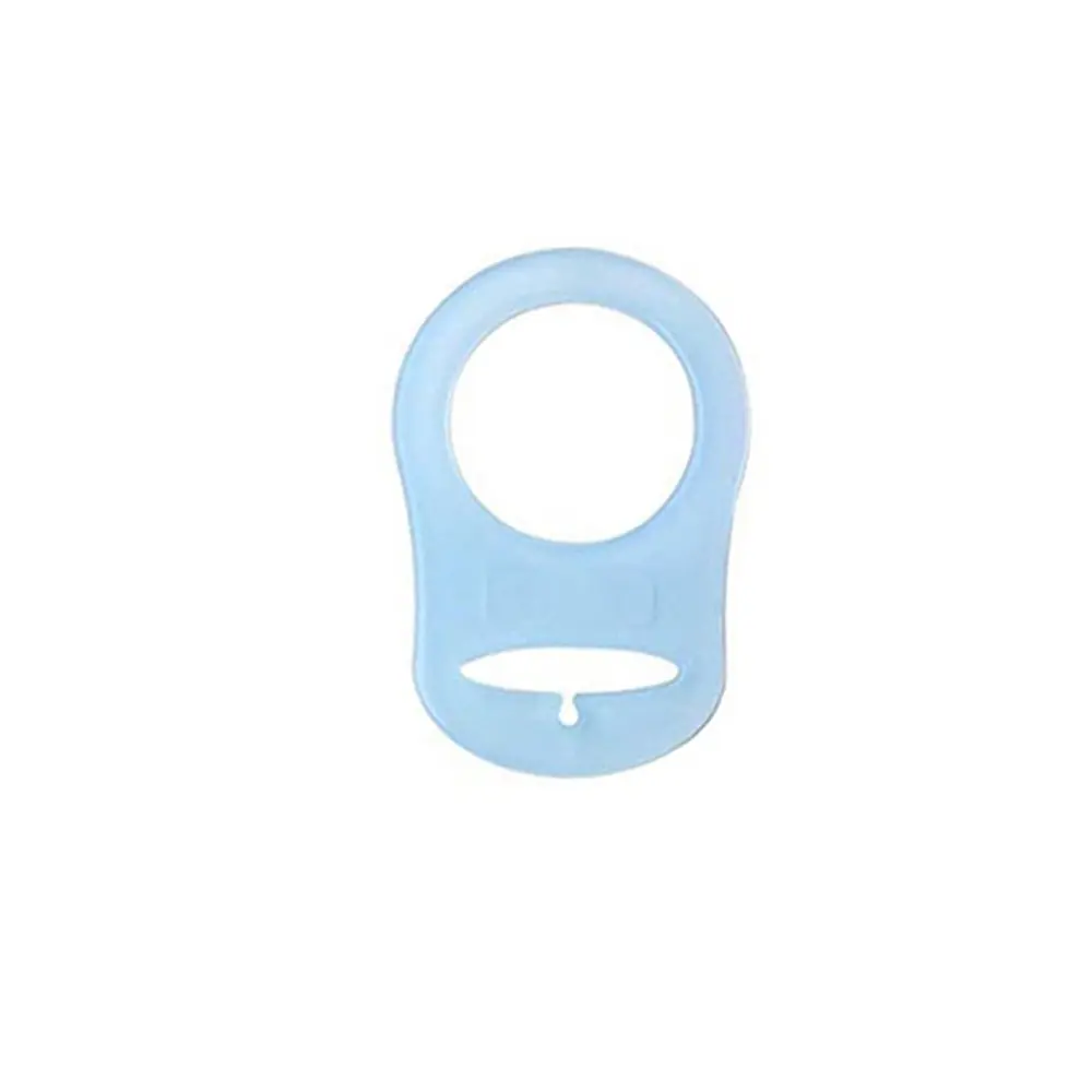 Akomo Kids - Schnullerring Cliphalter - Transparent Blau