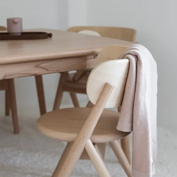 Curve Lab - Kids Table - Square - Natural