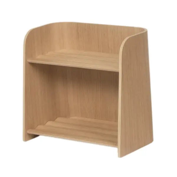 Curve Lab - Bookcase Small - Curvy - Natural