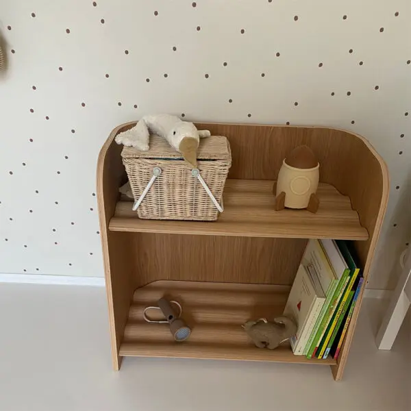 Curve Lab - Bookcase Small - Curvy - Natural