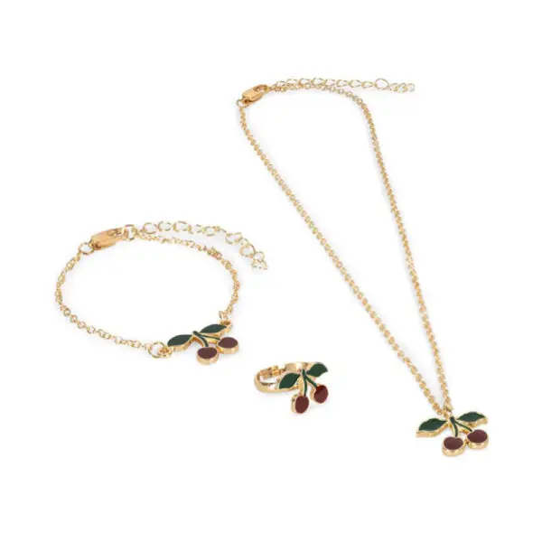 Konges Sløjd - Cherry Jewelry Set - Gold