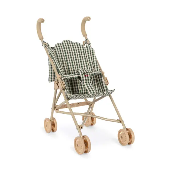 Konges Sløjd - Cheeky Doll Stroller - Smoke Pine Check