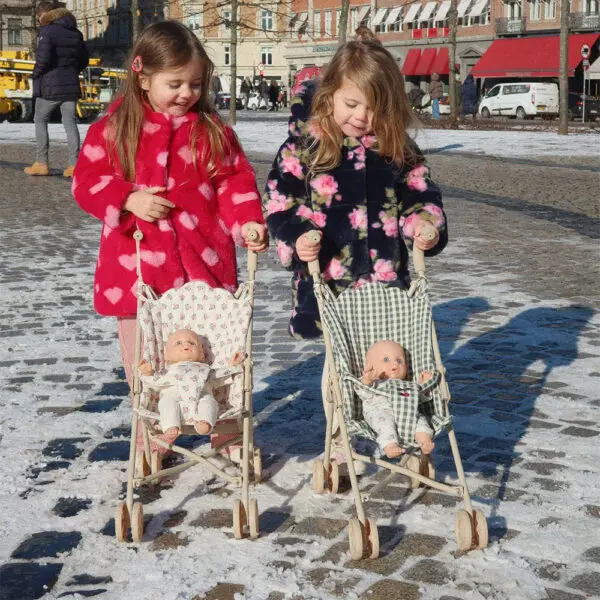 Konges Sløjd - Cheeky Doll Stroller - Smoke Pine Check