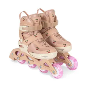 Konges Sløjd - Light Up Roller Skates - Cherry Blush - Size 31-36