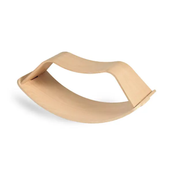 Curve Lab - Rocking Stool &  Balance Board - Perfect Arc - Natural