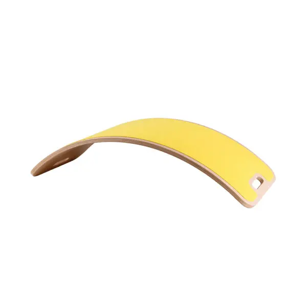 Curve Lab - Balance Board - Perfect Arc - Felt - Yellow