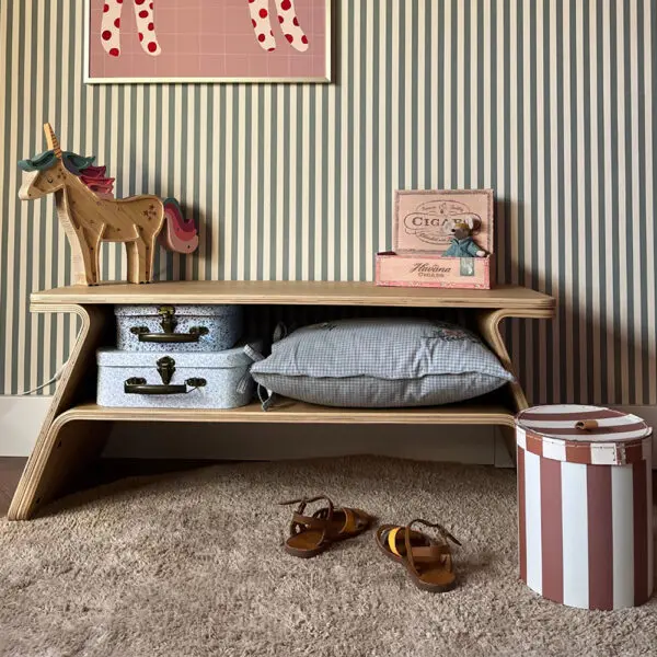 Curve Lab - Kids Bench - Tokyo - Natural Oak