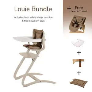 Leander - Bundle Louie High Chair - Cappuccino