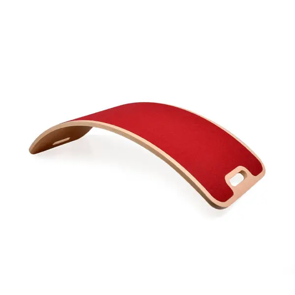 Curve Lab - Balance Board - Perfect Arc - Felt - Bordeaux Red