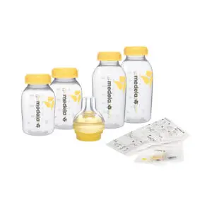 Medela - Store and Feed Set - Medela Bottles - Calma Teat - Storage Bags
