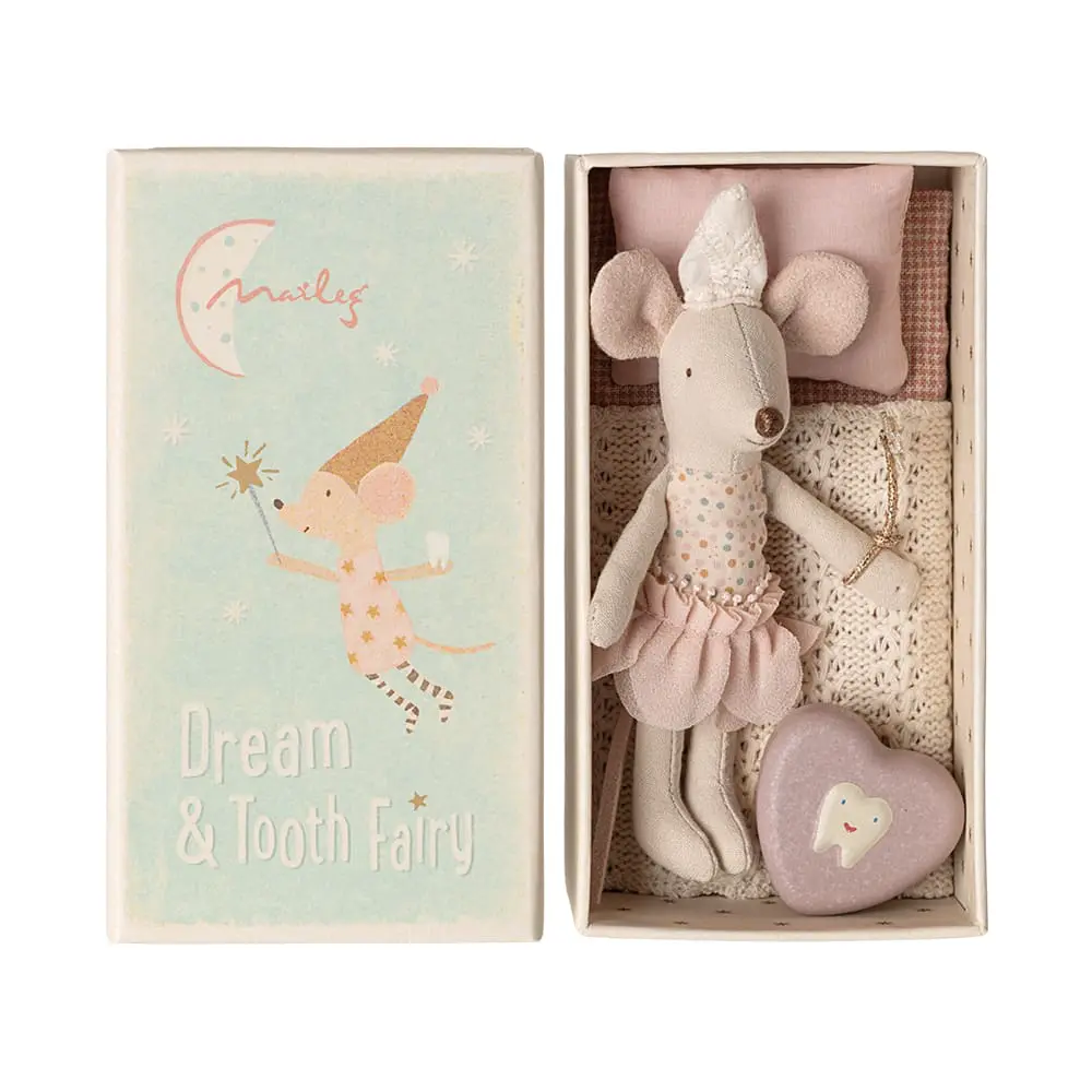 Maileg - Tooth Fairy Mouse Little Sister - Pink