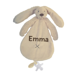 Happy Horse - Rabbit Richie Knuffeldoekje - Beige - met Naam